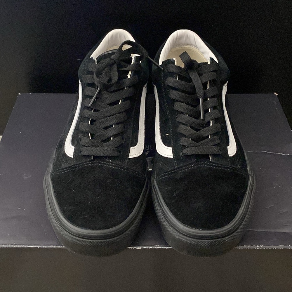 Black - Pig Suede Sk8 -Hi Vans
